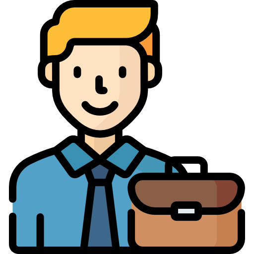 Man with briefcase